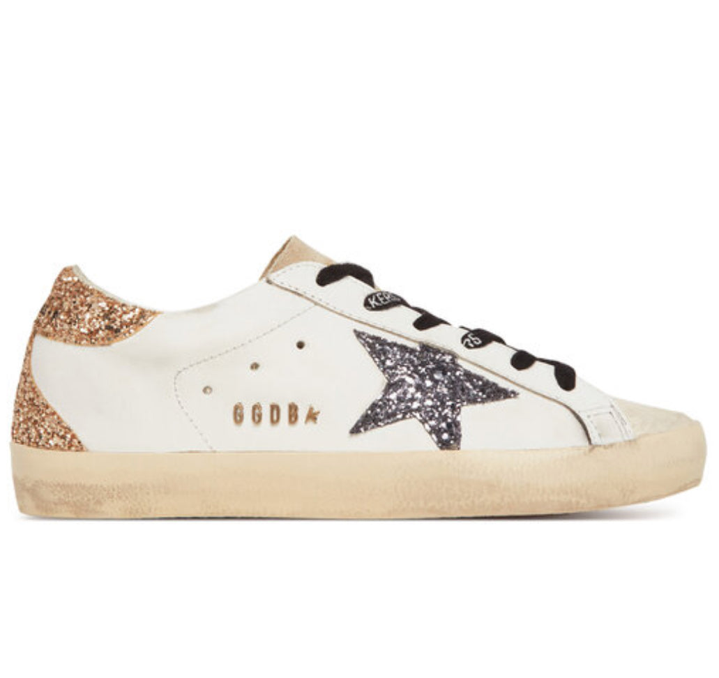 Golden Goose - White gold rose glitter