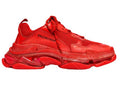 Balenciaga Triple S Red (Clear Sole)