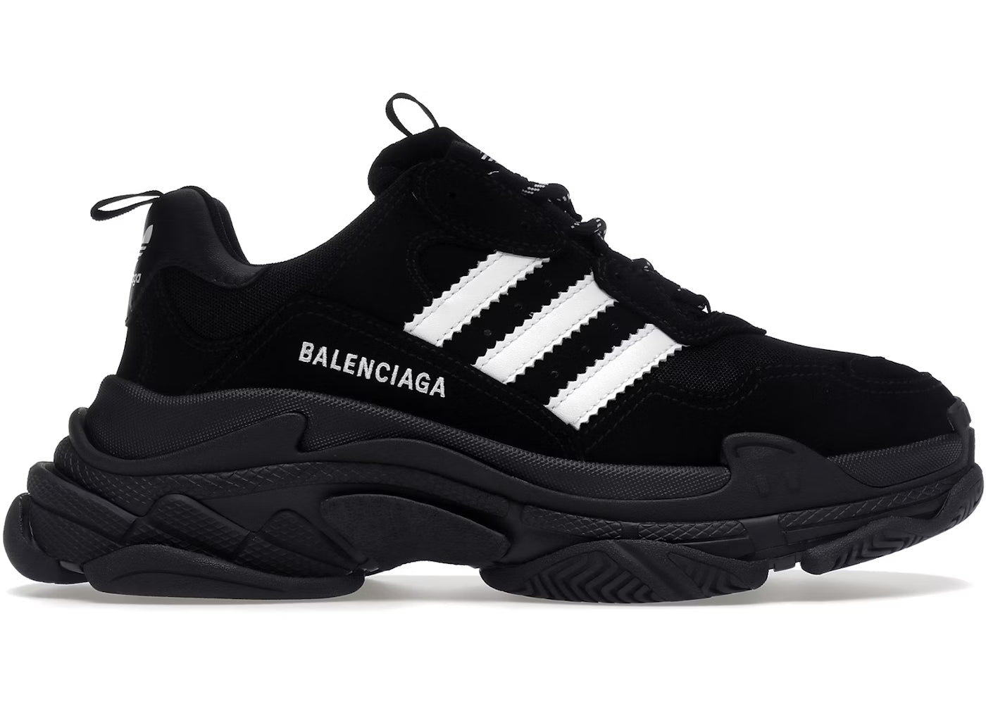 Balenciaga Triple S X Adidas Black