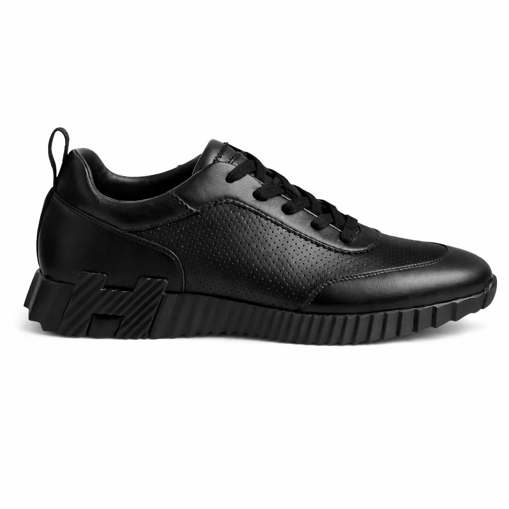 Hermes Bouncing Sneaker - Black Perforated