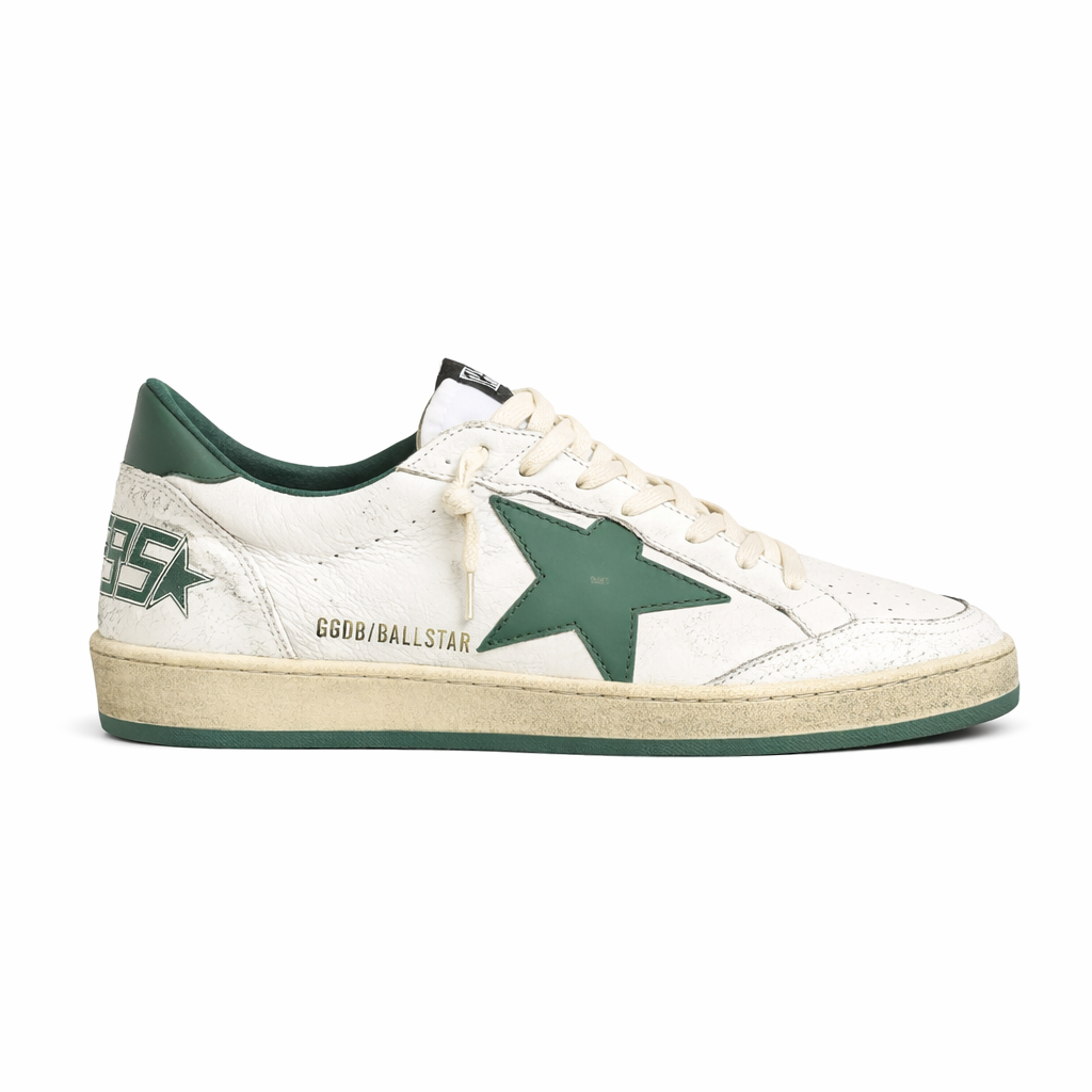 Golden Goose Ballstar green