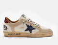 Golden Goose superstar beige blue