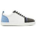 Christian Louboutin white blue black